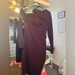 Eggplant Purple Cocktail Dress